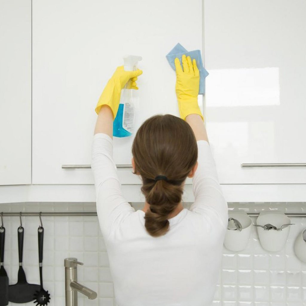 How to clean your kitchen cabinets