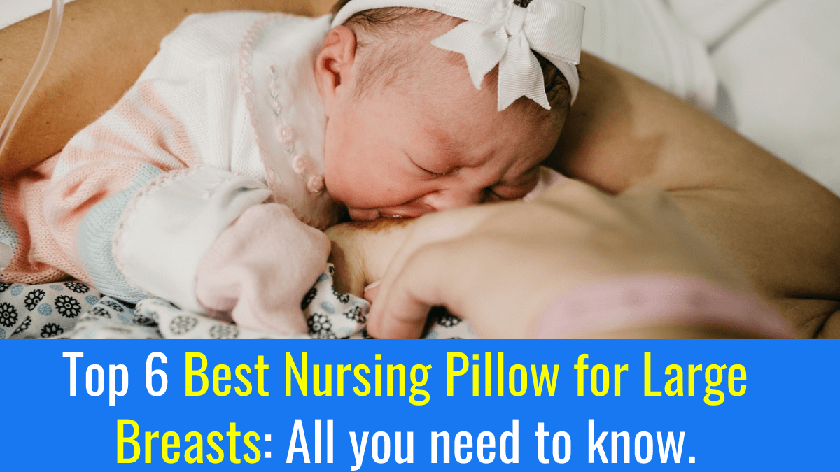 Top 6 Best Nursing Pillow for Large Breasts: All you need to know.