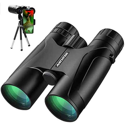 12X50 Powerful High Power HD Binocular for Adults with Smartphone Holder Tripod 11zon