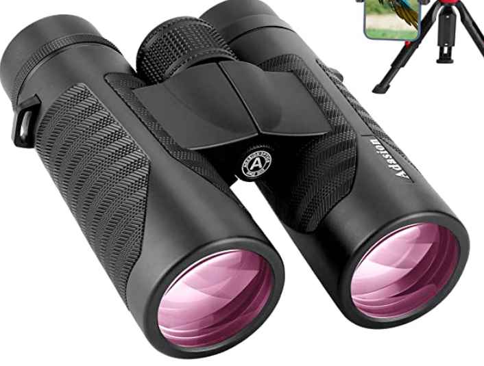 12x42 HD Binoculars for Adults with Universal Phone Adapter 11zon