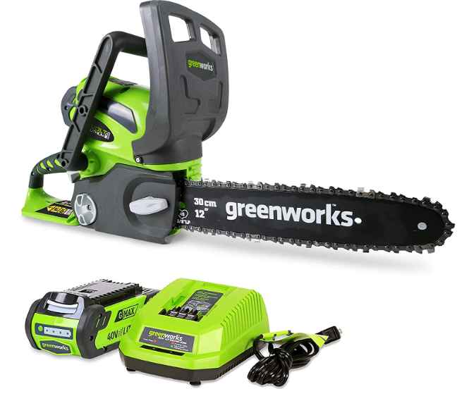 Greenworks 40V 12 Inch Cordless Chainsaw