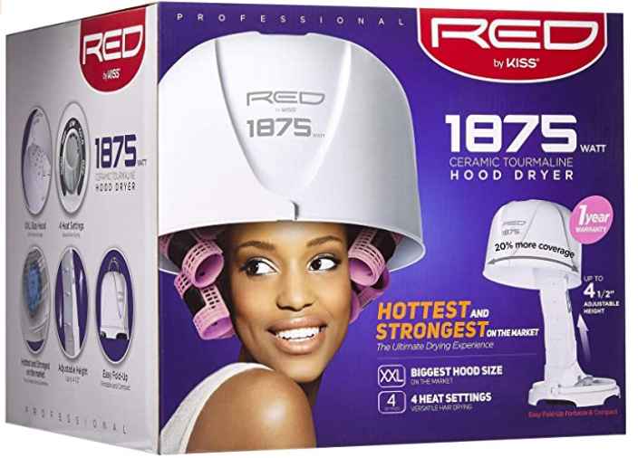 Kiss Red Pro 1875w Ceramic hair streamer 11zon