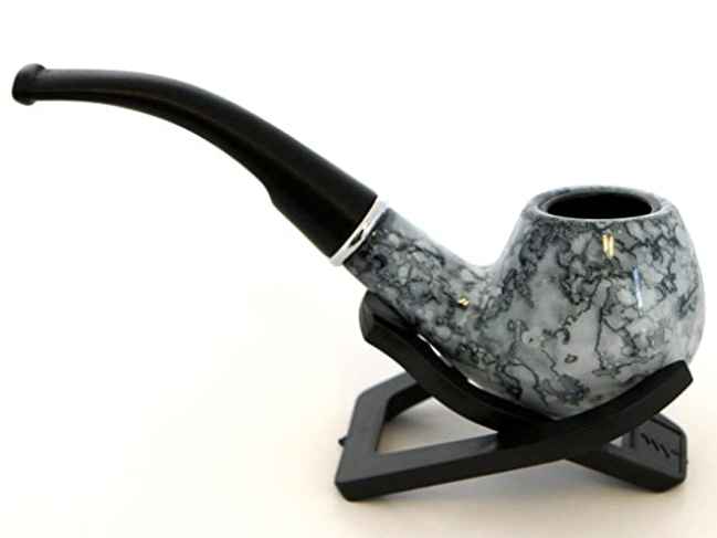 Marbleized Tobacco Durable Pipe 11zon