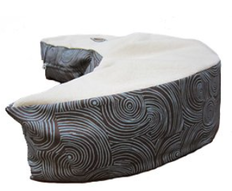 Organic Nursing Pillow with Washable Slipcover.