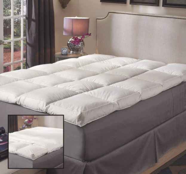 Super Snooze 5 inch 230 Thread Count Baffled Featherbed Set