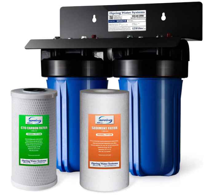 iSpring 2 Stage Whole House Water Filtration System